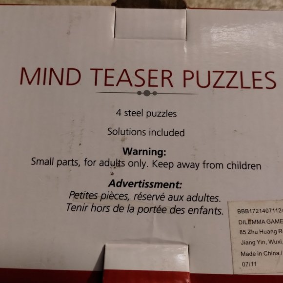 Mind Teaser Puzzles (4) - Picture 4 of 5
